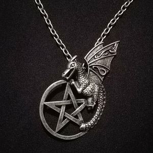 Dragon Pentagram necklace